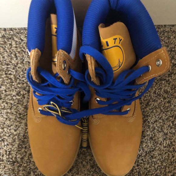 New Golden State Warriors Timberland Men Size 9 Men US - Picture 2 of 3